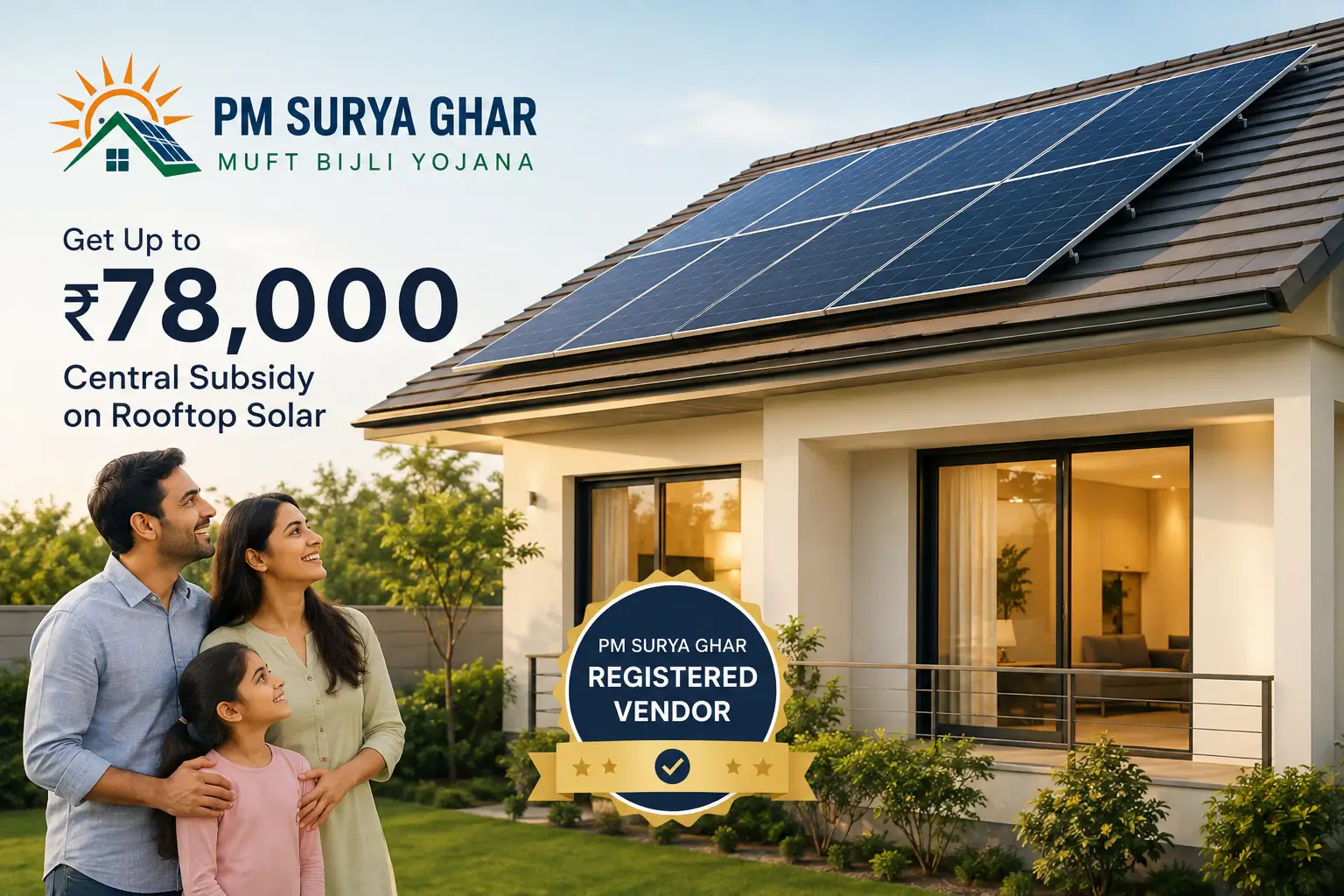 Rooftop solar home and PM Surya Ghar subsidy document